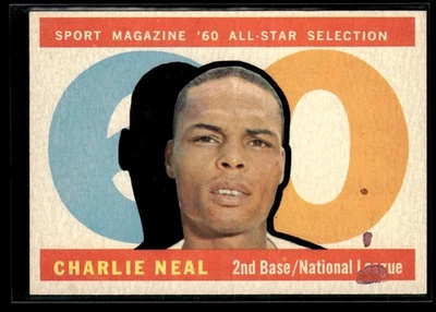 1960 Topps Charlie Neal EX-EX/MT Set Break #556 - Image 1 of 2
