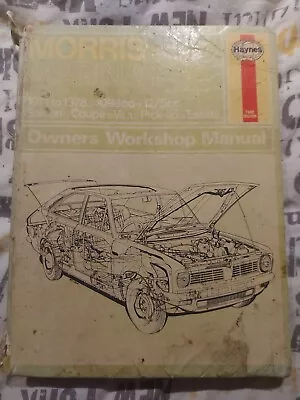 Morris Marina 1.3 & 1300 ( 1098cc & 1275cc) Haynes Workshop Manual 1971-1980 - Image 1 of 4