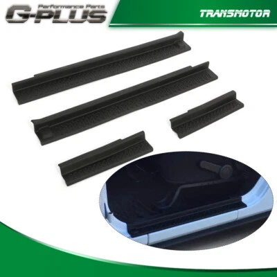 Protector protector de puerta de placa de umbral de entrada de puerta apto para Jeep Wrangler JK 2007-2018 Foto 1 de 4