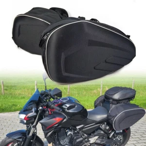 Universell Motorrad Satteltasche Gepäcktasche Seiten Packtaschen Wasserdicht - Picture 1 of 15