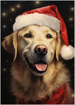 ART OF SOCKS Santa Labrador Puzzle 300/500/1000 Teile