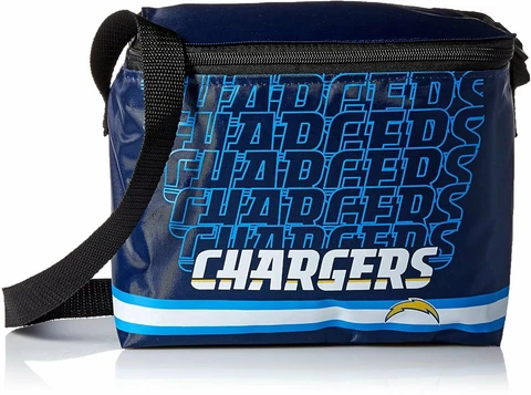 Los Angeles Chargers NFL 6-Pack Soft Shoulder Strap Cooler Cover