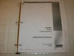 Case CX300C Tier 4 Crawler Excavator Operator's Manual , issued 2011 - Picture 1 of 7