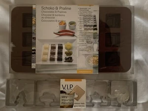 Birkmann Bite Size Chocolate Praline Moulds VIP Biscuit Cookie Cutter Set - Picture 1 of 5