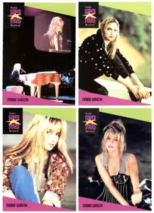 DEBBIE GIBSON 4 CARD SET ProSet SuperStars MusiCards 1991 USA 1st Ed. 34Yrs! - Foto 1 di 9