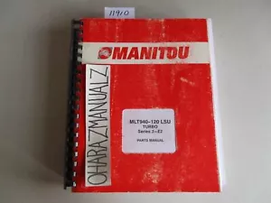 MANITOU Forklift MLT940 120 LSU Series 3-E2 Parts Manual - Picture 1 of 4