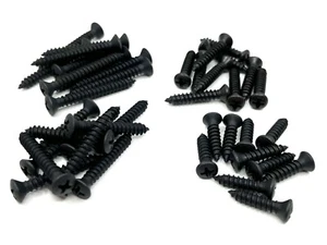 #10 con #8 Phillips cabeza ovalada negro interior tornillos de ajuste 40 piezas se adapta a esquivar - Imagen 1 de 1
