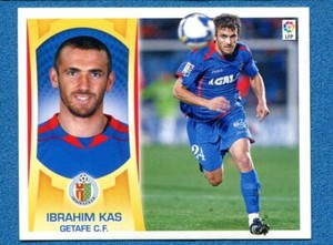 LIGA ESPANA 2009-10 Este - Figurina Sticker n 7A - IBRAHIM KAS - GETAFE - New