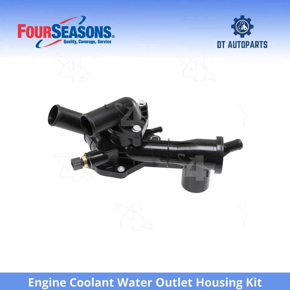 For 2001-2005 Hyundai Sonata Engine Coolant Water Outlet Housing Kit 4 Seasons - Image 1 of 4