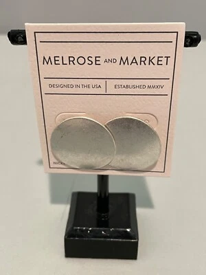 Pendientes Botón Plata de Melrose & Market de Nordstrom Rack Nuevos con Etiquetas Foto 1 de 4