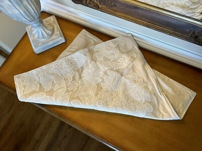 Pottery Barn Francesca Hand Embroidered Pillow Cover 24”x24” Ivory NWOT OB - Image 1 of 4