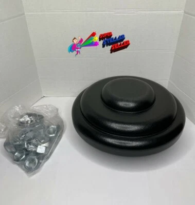 Reliance Foundry Decorative Bollard Cap R7691C, 13-1/2" Diameter Black - Image 1 of 4