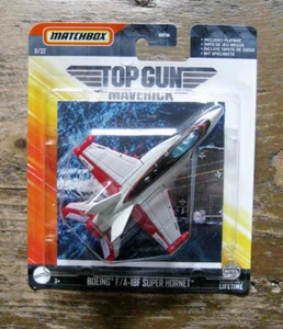 Matchbox Sky Busters Top Gun Maverick Boeing F/A-18F Super Hornet 11/32 - Foto 1 di 4