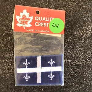 Vintage 1970’s Quebec Canada PATCH NEW NIP Collectible Souvenir - Picture 1 of 6