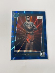 Tom Aspinall UFC 2022 Panini Donruss Rated Rookie Blue Laser Prizm Card 45/49