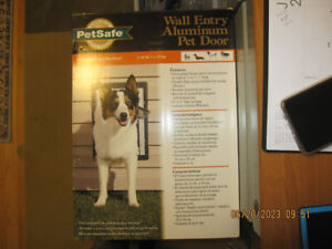 PetSafe PPA11-10916 Wall Entry Medium Tan Aluminum Pet Door PRICE IS FOR 2 UNITS