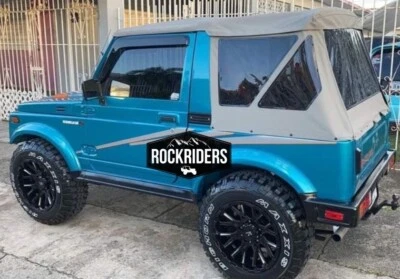 Gray Soft Top with Three  Removable Tinted Windows Fits 1986-1994 Suzuki Samurai - Image 1 of 4