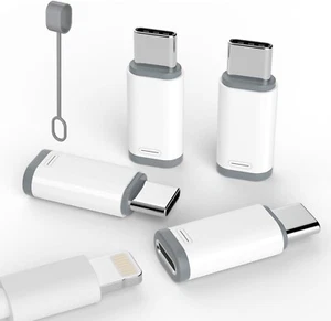 4-pak do iPhone 15/16 Pro/16 Pro Max/Plus, adapter Samsung Lightning na USB C - Zdjęcie 1 z 7