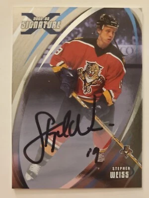 Stephen Weiss 2002-03 ITG Signiture - Image 1 of 2