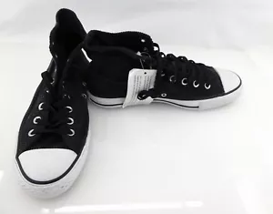Zapatillas Converse Chuck Taylor All Star Hi Pana Negras Desajustadas 7/8 - Imagen 1 de 8
