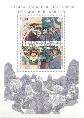 2. The 150th Anniversary of the Birth of Carl Hagenbeck, Dealer in Animals 1994 - Image 1 of 2