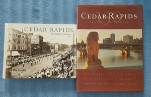 Lot of 2 Cedar Rapids Iowa Pictorial History books historic photos Linn County - Picture 1 of 7