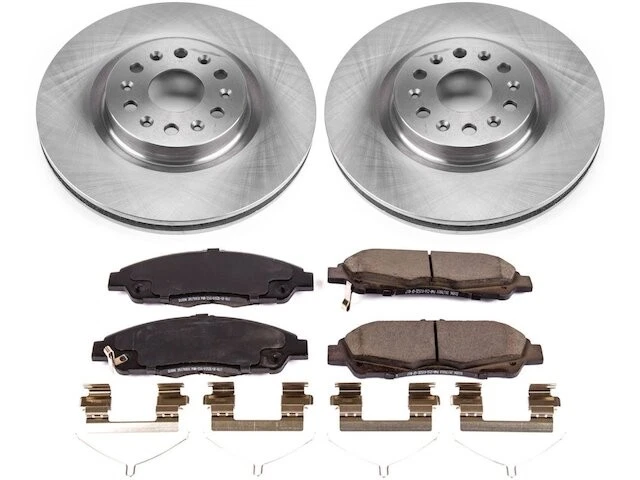 Front Brake Pad and Rotor Kit For 17-20 Cadillac Buick XT5 Enclave XT6 TR91G1 - Imagem 1 de 1