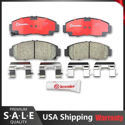 For Acura CL RL TL TSX Honda Accord Civic Brembo Front Ceramic Brake Pad Set - Image 1 of 2