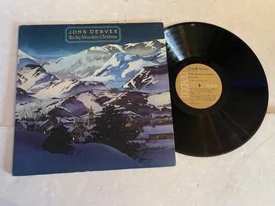 Lp Record 33 1/3 john denver/rocky mountain christmas #1201 rca records Foto 1 de 4