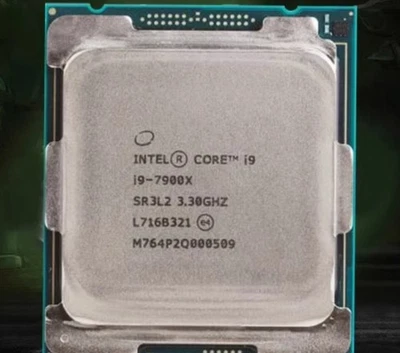 Intel Core I9-7900X LGA2066 CPU Processor SR3L2 3.3GHz 13.75MB Ten Core 140W - Image 1 of 2