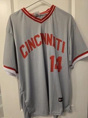 Camiseta deportiva 2025 Cincinnati Reds Pete Rose réplica XL extra grande 14 de mayo Foto 1 de 4