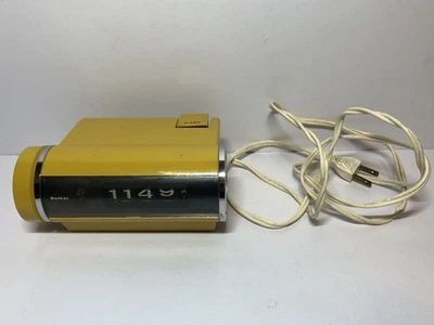 SANKYO Digital Alarm Clock Yellow Works Model 401 Tokyo Japan READ - Image 1 of 4