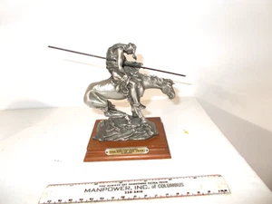 Chilmark Pewter 1988 Limited Ed James Fraser - The End of the Trail - Sculpture - Picture 1 of 3