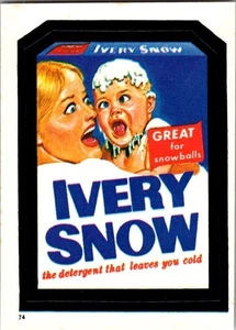 1982 Topps Wacky Packages Album Sticker #74 Ivery Snow - kostenloser Versand - Bild 1 von 2