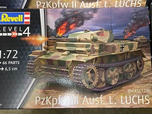 REVELL 03266 Modellbausatz 1/72 PzKpfW II Ausf.L Luchs 66 Bauteile Level 4 OVP - Bild 1 von 3