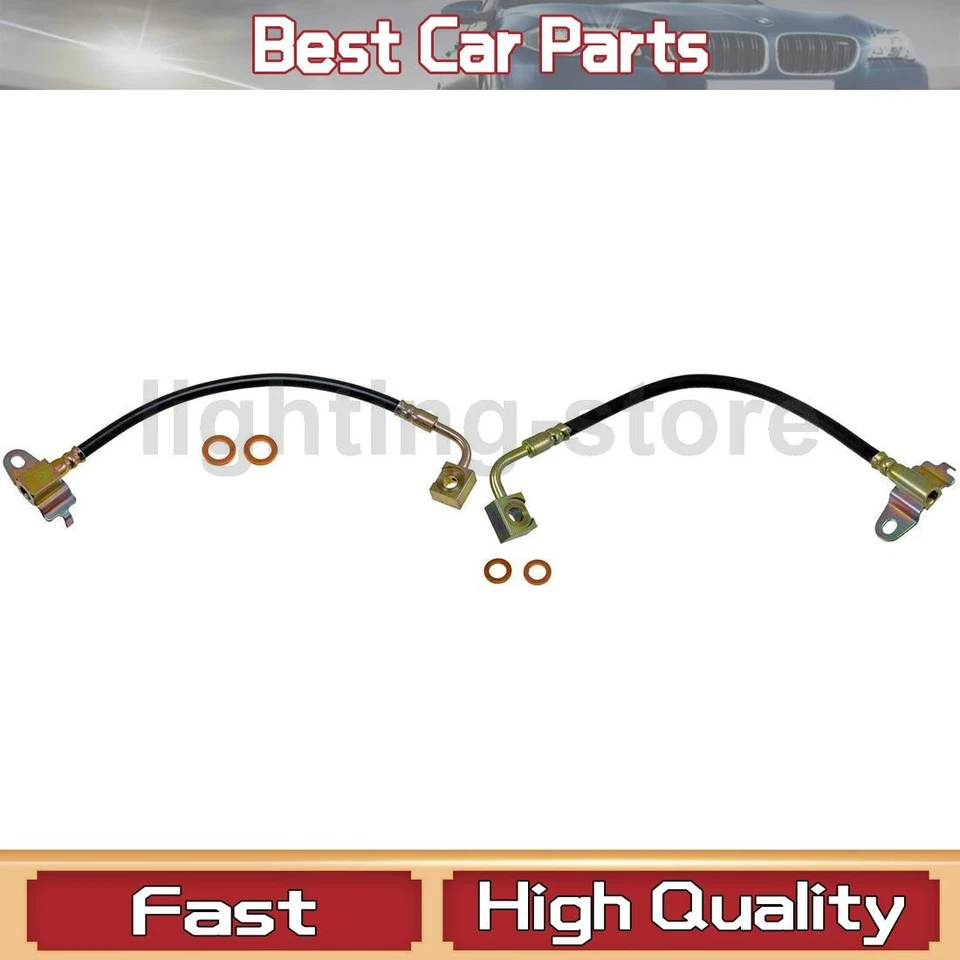 2 linhas de freio hidráulicas de freio traseiro para Mercury Sable 1997 1996 - Imagem 1 de 4