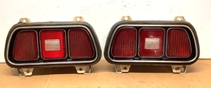 1971 1972 1973 FORD Mustang Tail Light SET SOLID SET VERY NICE USED OEM - Picture 1 of 6