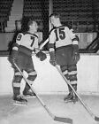 Cooney Weiland & Milt Schmidt Bruins, 8x10 B&W Photo