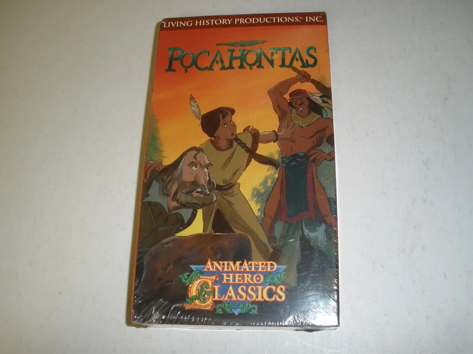 Nest Animated Hero Classics Pocahontas 1994 VHS Video Living History