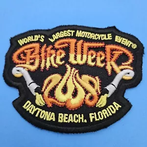 Bike Week 2008 Daytona Beach Florida Embroidered Patch Largest Motorcycle Event - Picture 1 of 7