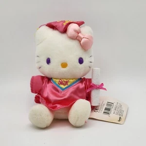 New Adorable Hello kitty Graduation plush with scroll Class Of 2004 Pink. - Picture 1 of 9