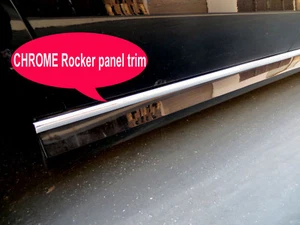 2005-2018 AUDI Chrome SIDE ROCKER PANEL Trim Molding Kit 2PC - Bild 1 von 3