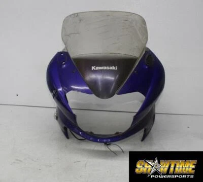 00-05 KAWASAKI ZR7S ZR750 Z750 CARENAGEM FRONTAL NARIZ SUPERIOR CAPÔ MORTALHA (VER DESCP) - Imagem 1 de 4