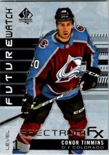 2019-20 SP Authentic Spectrum FX Future Watch Level 1 Conor Timmins Rookie