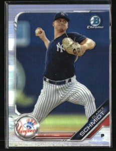 Clarke Schmidt 2019 Bowman Draft #BDC-190  Baseball Card Refractor