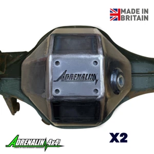 Heavy duty 6mm weld on diff pans for Land Rover Defender Discovery 1 & 2 RRC x2 - Picture 1 of 4