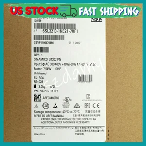 Siemens 6SL3 210-1KE21-7UF1 SINAMICS G120C 6SL3210-1KE21-7UF1 Nuevo En Caja - Imagen 1 de 1