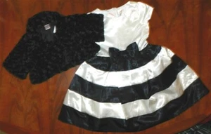 Dressy Dress Set 2pc Black n Ivory Gymboree Girl size 5 New Occasion Party - Picture 1 of 4