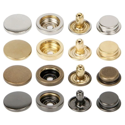 50x Brass Fastener Snap Kit Heavy Duty Press Snap Button Marine Boat Canvas Bag - Image 1 of 4