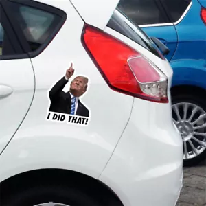 Adesivi meme I Did That Donald Trump outdoor impermeabili decalcomania confezione 100 pezzi - Foto 1 di 8